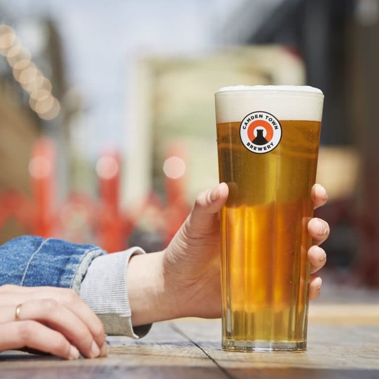 Cover Image for Buy 1 get 1 free on a pint of Camden Hells at The Boot